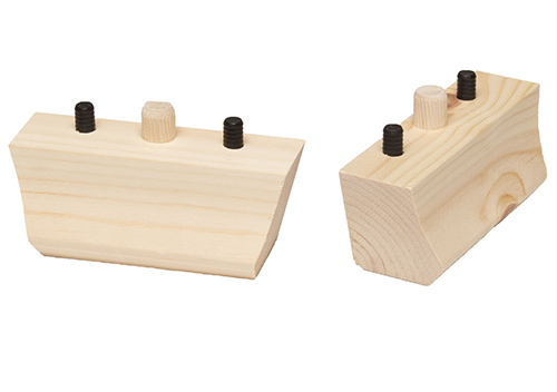 Mittenfötter till kista KM780. 2/fpk