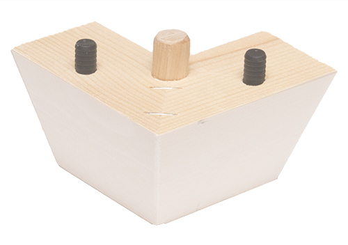 Hörnfötter till kista KM850. 4/fpk