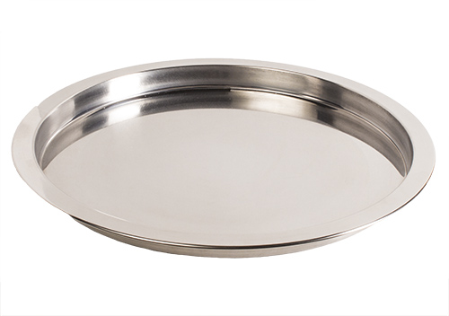 Bricka i rostfritt stål. Ø 32 cm