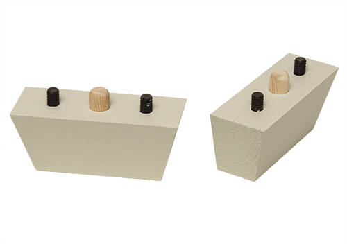 Mittenfötter till kista K318 och KM418. 2/fpk