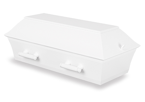 Barnkista 75 cm, Målad Vit, trä-htg, utan fot